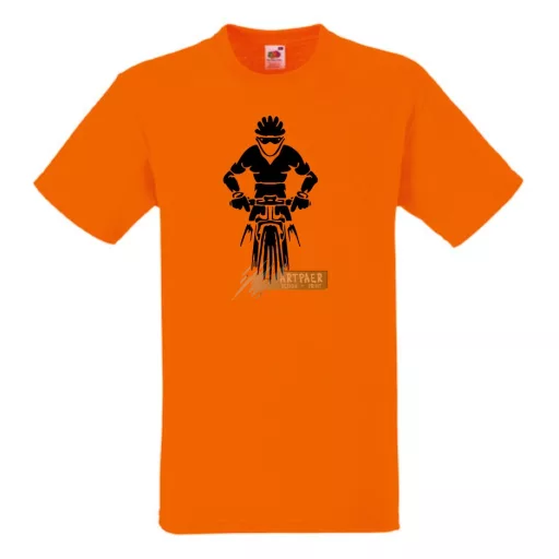 Downhill Decent - száguldás férfi rövid ujjú póló