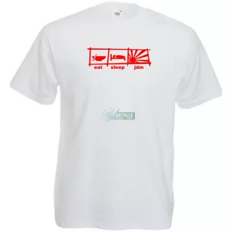Eat Sleep JDM férfi rövid ujjú póló
