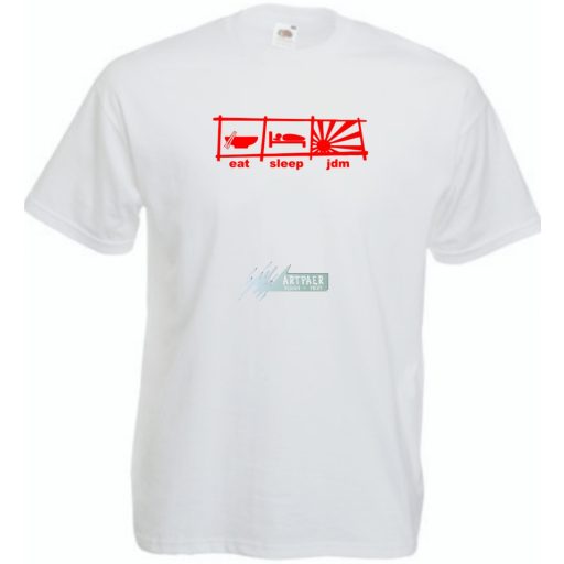 Eat Sleep JDM férfi rövid ujjú póló