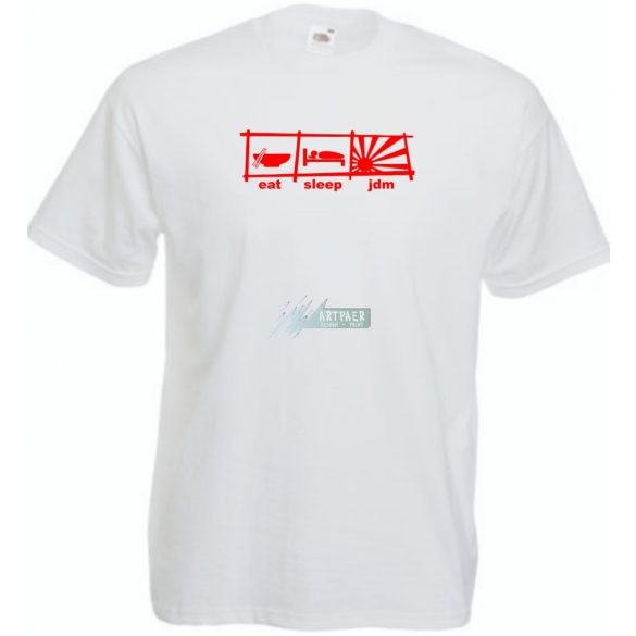 Eat Sleep JDM férfi rövid ujjú póló