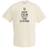 Keep Calm Styled Anonimus férfi rövid ujjú póló
