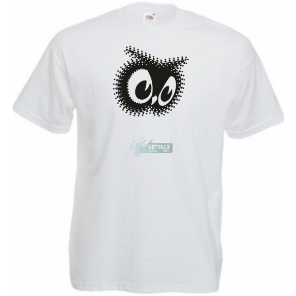 Bagoly arc férfi rövid ujjú póló