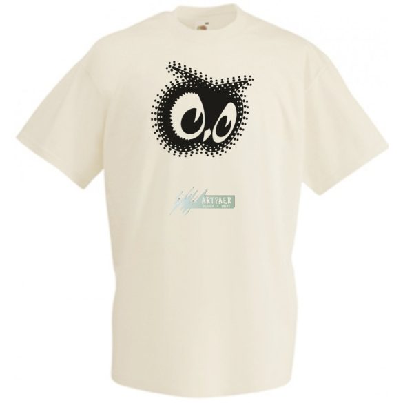 Bagoly arc férfi rövid ujjú póló