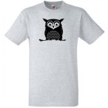 Bagoly férfi rövid ujjú póló