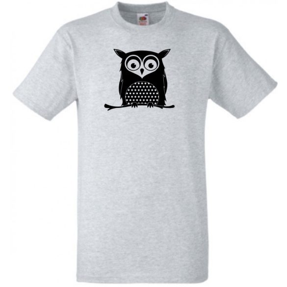 Bagoly férfi rövid ujjú póló