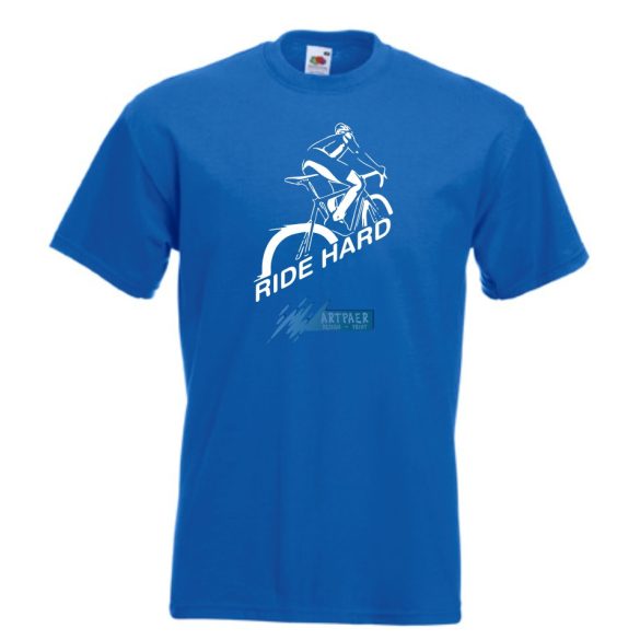 Ride Hard férfi rövid ujjú póló
