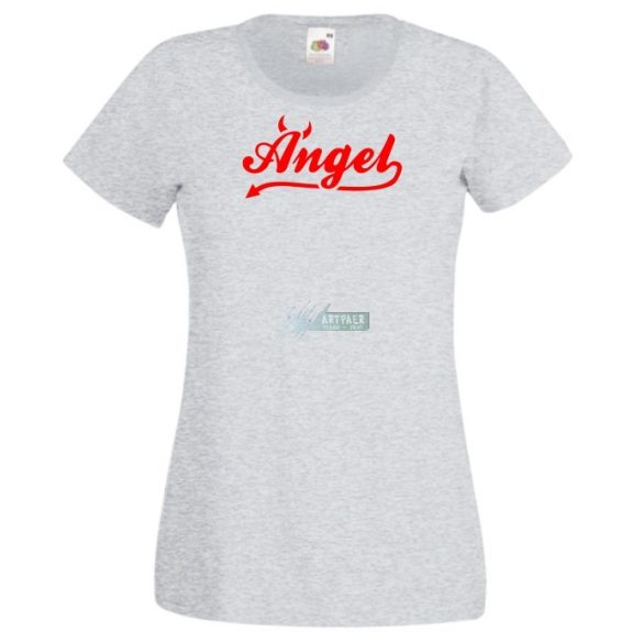 Angyali ördög vagyok női rövid ujjú póló