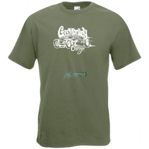 Gázos majom - Gas Monkey autó férfi rövid ujjú póló