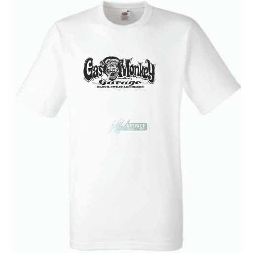 Gázos majom - Gas Monkey Blood Sweet and Beers férfi rövid ujjú póló