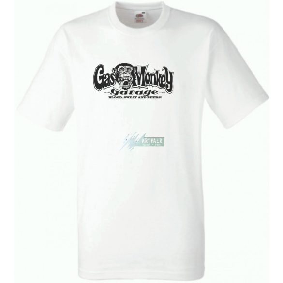 Gázos majom - Gas Monkey Blood Sweet and Beers férfi rövid ujjú póló