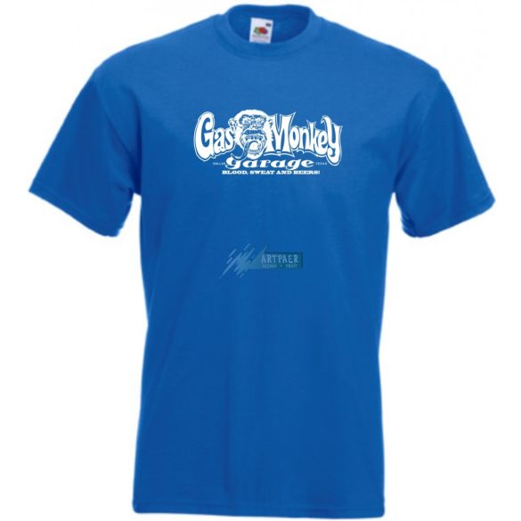 Gázos majom - Gas Monkey Blood Sweet and Beers férfi rövid ujjú póló