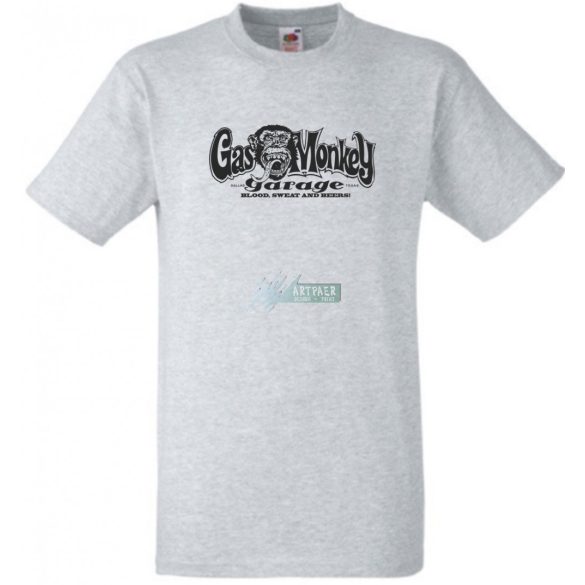 Gázos majom - Gas Monkey Blood Sweet and Beers férfi rövid ujjú póló