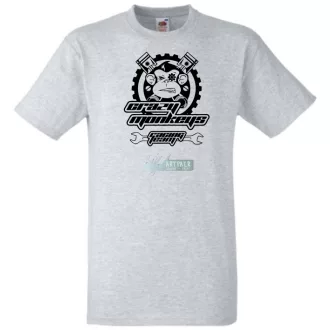 Crazy Monkey - Racing Team férfi rövid ujjú póló