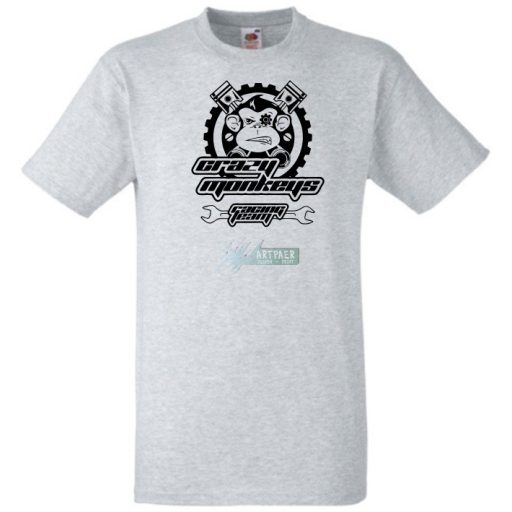 Crazy Monkey - Racing Team férfi rövid ujjú póló