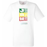 Jah Rastafari férfi rövid ujjú póló