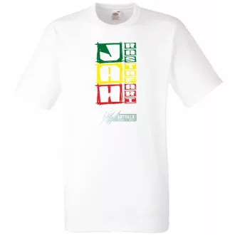 Jah Rastafari férfi rövid ujjú póló