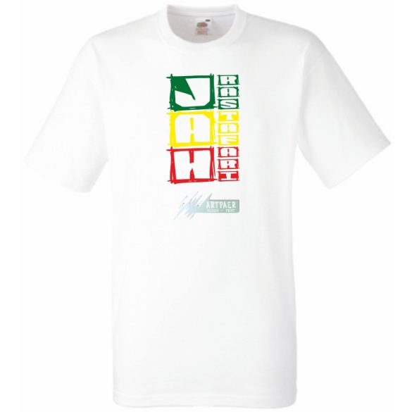 Jah Rastafari férfi rövid ujjú póló