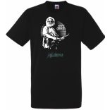 Retro Jerry Garcia férfi rövid ujjú póló