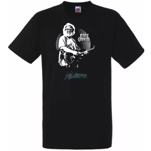 Retro Jerry Garcia férfi rövid ujjú póló