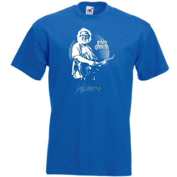 Retro Jerry Garcia férfi rövid ujjú póló