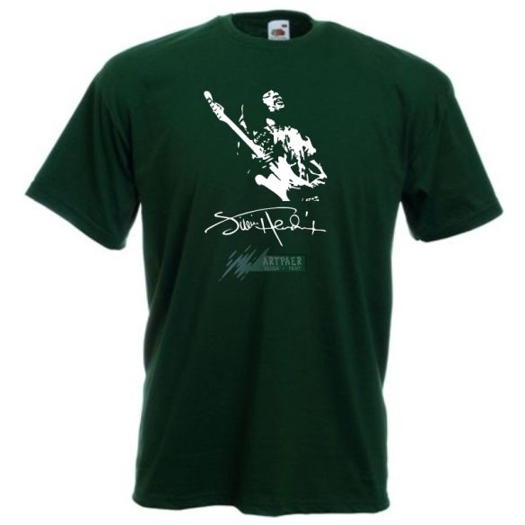 Legendás gitáros - Hendrix férfi rövid ujjú póló