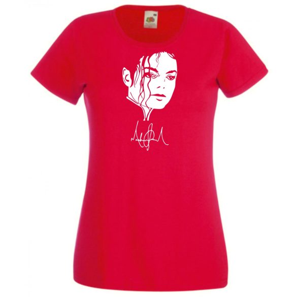Retro Michael Jackson női rövid ujjú póló