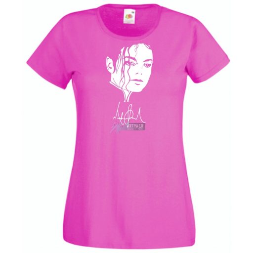 Retro Michael Jackson női rövid ujjú póló