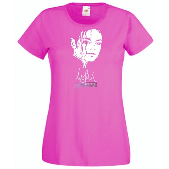 Retro Michael Jackson női rövid ujjú póló