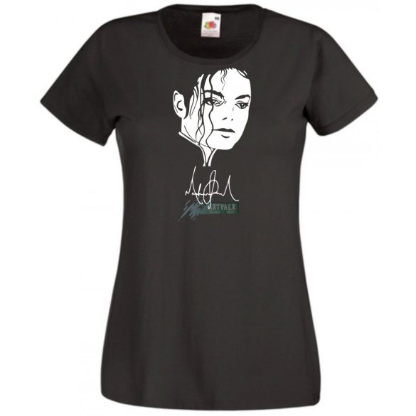 Retro Michael Jackson női rövid ujjú póló