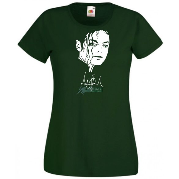 Retro Michael Jackson női rövid ujjú póló