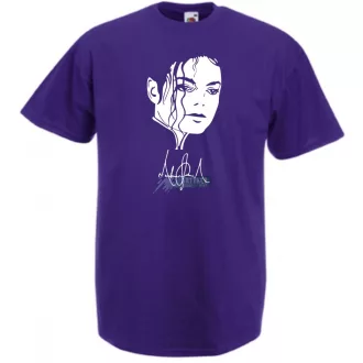 Retro Michael Jackson férfi rövid ujjú póló