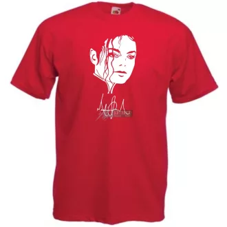 Retro Michael Jackson férfi rövid ujjú póló