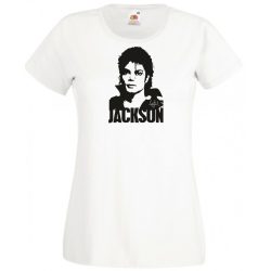 Retro Michael Jackson női rövid ujjú póló