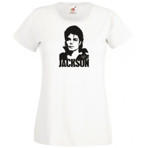 Retro Michael Jackson női rövid ujjú póló