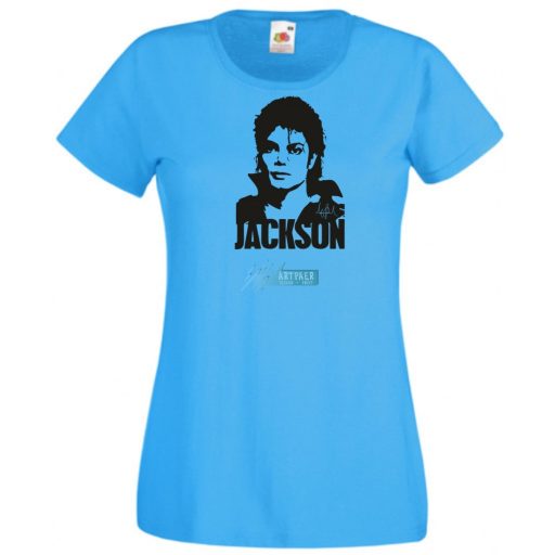 Retro Michael Jackson női rövid ujjú póló