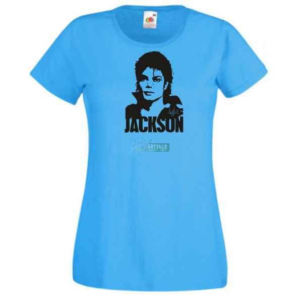 Retro Michael Jackson női rövid ujjú póló