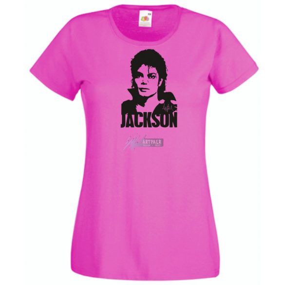Retro Michael Jackson női rövid ujjú póló