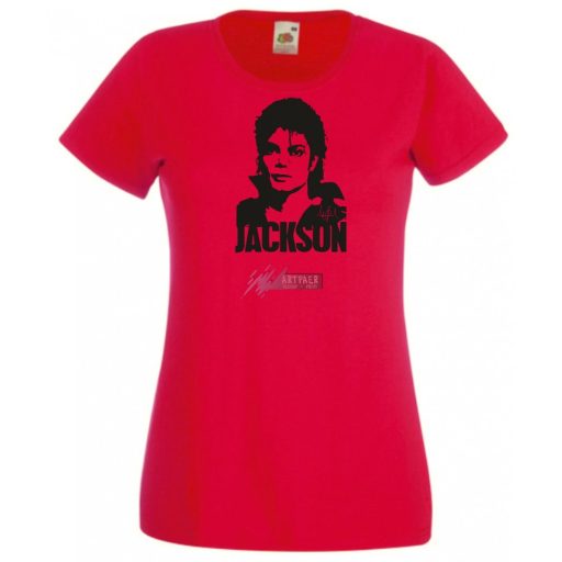 Retro Michael Jackson női rövid ujjú póló