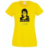 Retro Michael Jackson női rövid ujjú póló