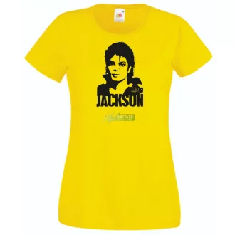 Retro Michael Jackson női rövid ujjú póló