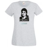 Retro Michael Jackson női rövid ujjú póló
