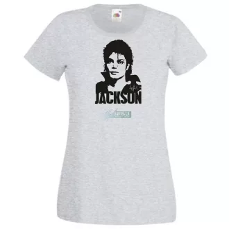 Retro Michael Jackson női rövid ujjú póló