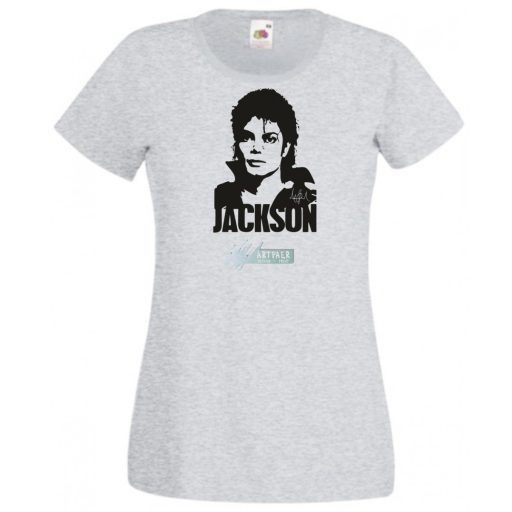 Retro Michael Jackson női rövid ujjú póló