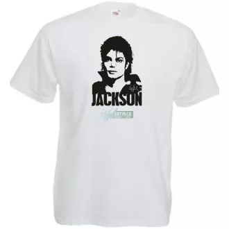 Retro Michael Jackson férfi rövid ujjú póló