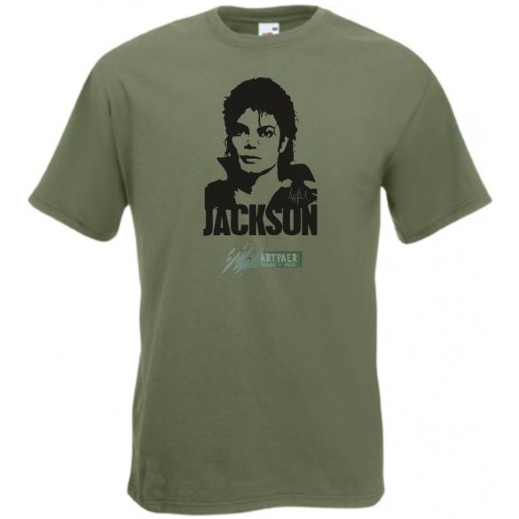 Retro Michael Jackson férfi rövid ujjú póló