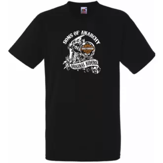 SOA Kemény motorosok fan Harley férfi rövid ujjú póló