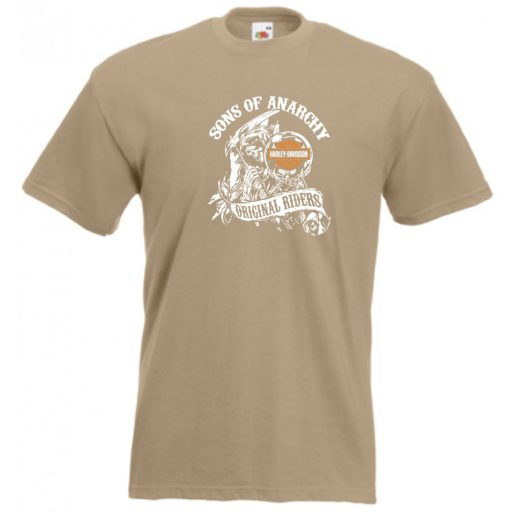 SOA Kemény motorosok fan Harley férfi rövid ujjú póló
