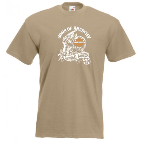 SOA Kemény motorosok fan Harley férfi rövid ujjú póló