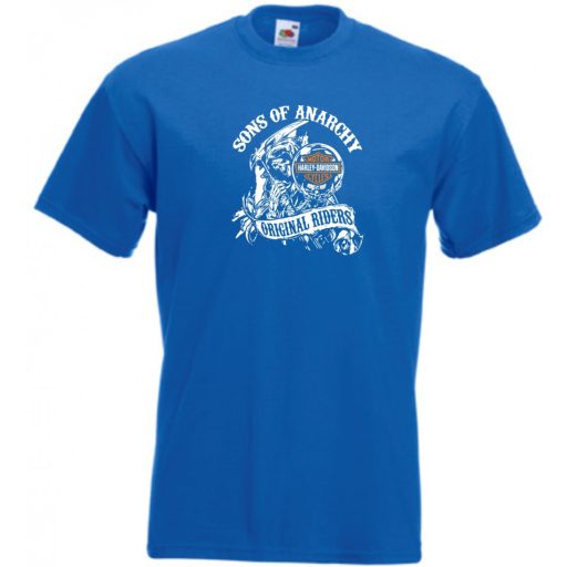SOA Kemény motorosok fan Harley férfi rövid ujjú póló