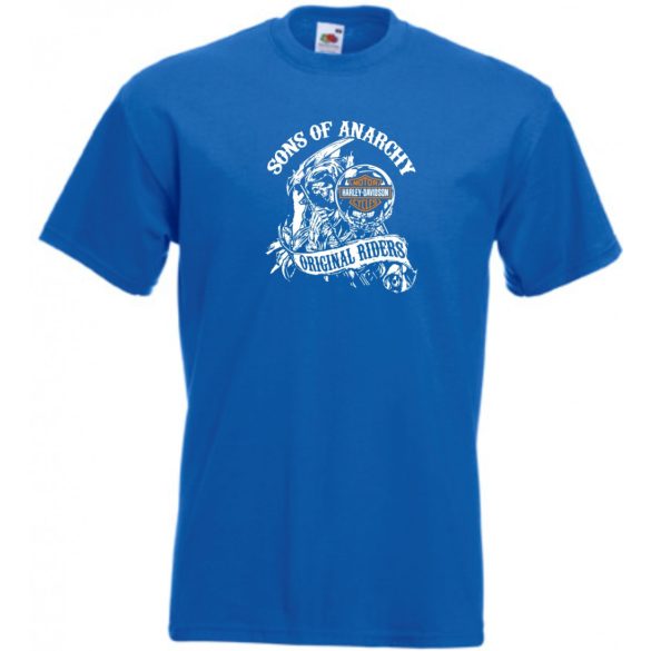 SOA Kemény motorosok fan Harley férfi rövid ujjú póló
